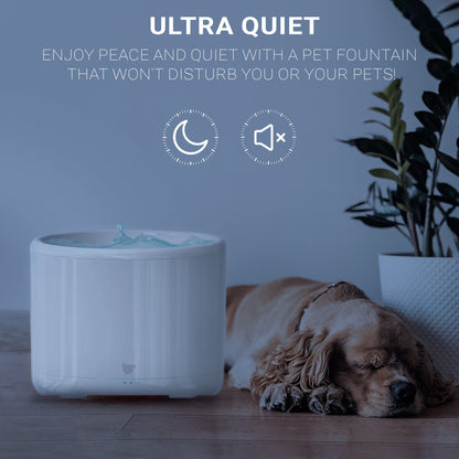 Purrflow Automatic Smart Water Fountain for Cats and Dogs - Keep Your Pets Hydrated!