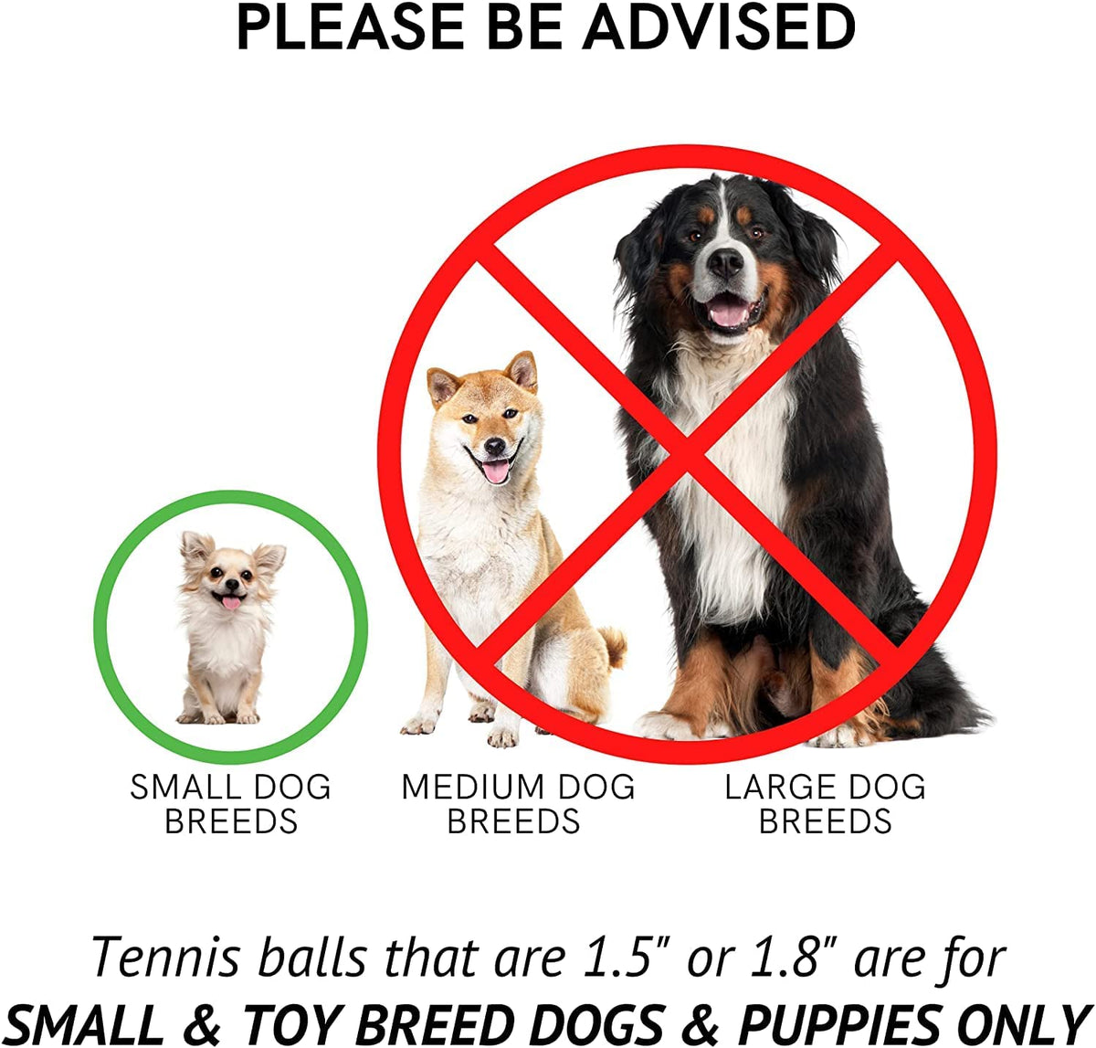 X-Small Dog Tennis Balls - 1.5" Pack of 12 for Endless Fun!