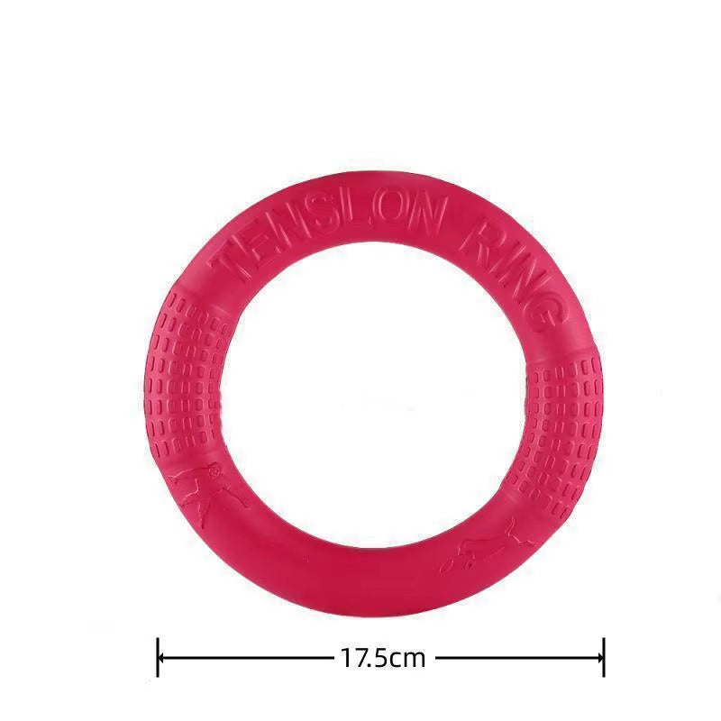 Interactive Orange Dog Flying Disk - Durable EVA Training Ring for Fun and Engaging Play
