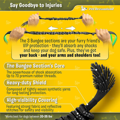 Ultimate Hands-Free Dog Leash: Premium Comfort & Freedom for Active Medium Dogs - Perfect for Running, Walking, and Hiking!