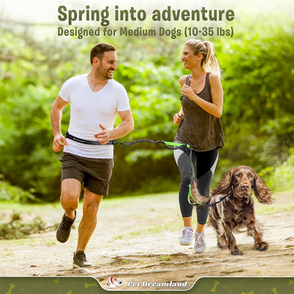 Ultimate Hands-Free Dog Leash: Premium Comfort & Freedom for Active Medium Dogs - Perfect for Running, Walking, and Hiking!