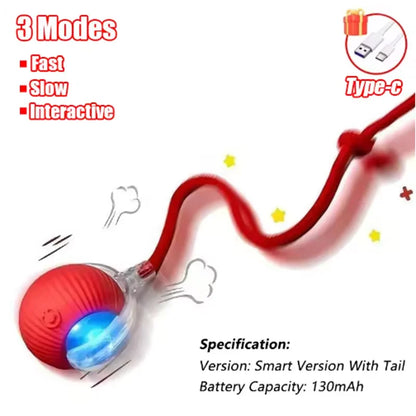 Intelligent Interactive Cat Ball Long-Lasting and Durable Easy to Clean Intelligent Obstacle Avoidance Pet Dog Toys