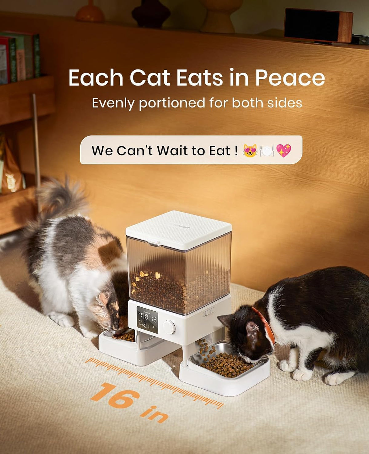 Smart Automatic Cat Feeder for 2 Cats - Timed Food Dispenser for Happy Pets!