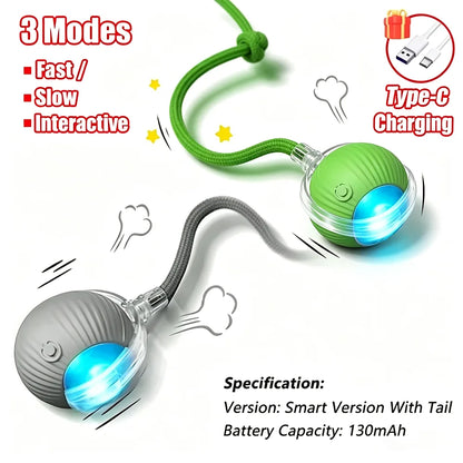Intelligent Interactive Cat Ball Long-Lasting and Durable Easy to Clean Intelligent Obstacle Avoidance Pet Dog Toys