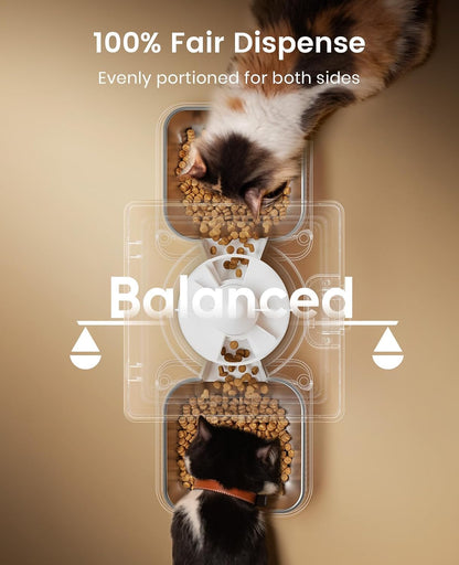 Smart Automatic Cat Feeder for 2 Cats - Timed Food Dispenser for Happy Pets!