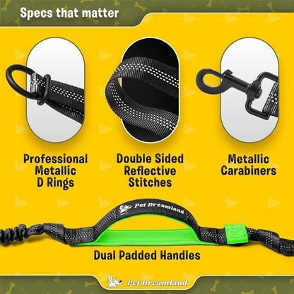Ultimate Hands-Free Dog Leash: Premium Comfort & Freedom for Active Medium Dogs - Perfect for Running, Walking, and Hiking!